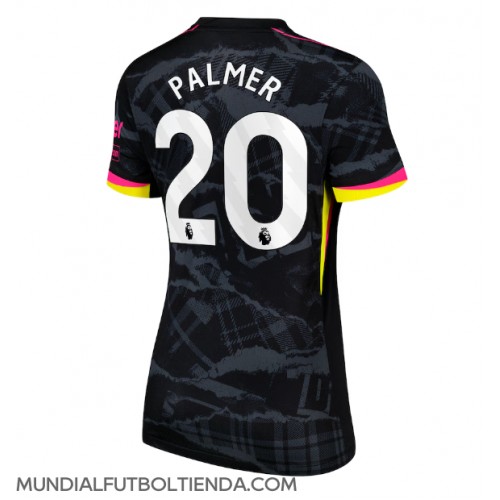 Camiseta Chelsea Cole Palmer #20 Tercera Equipación Replica 2024-25 para mujer mangas cortas